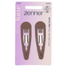 Zenner Klik Klak SIH 7CM Bruin Mat 2 stuks