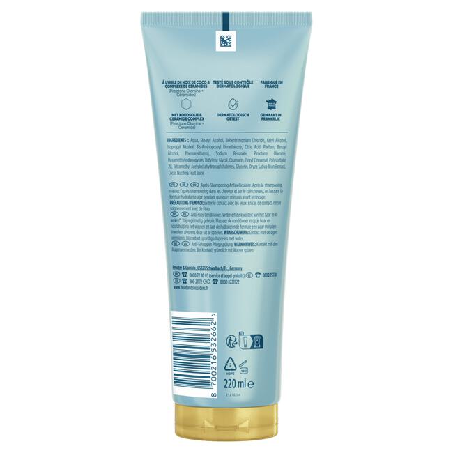 Head & Shoulders Derma X Pro Hydrateert Conditioner Anti-roos 220 ML