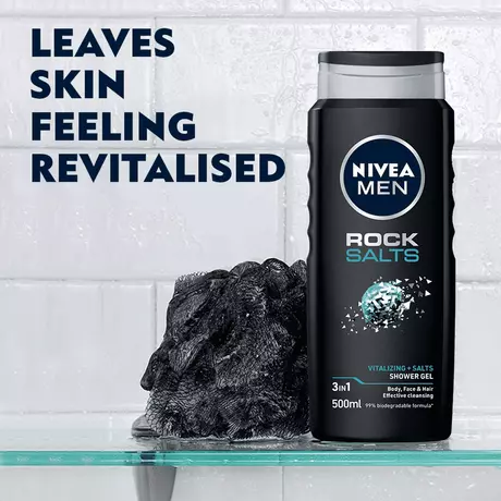 NIVEA MEN Rock Salts Douchegel 500 ML