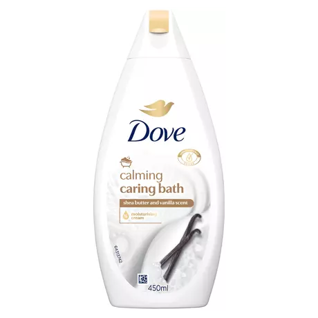 Dove Caring Bath Sheaboter & Vanille Badcrème 450 ML