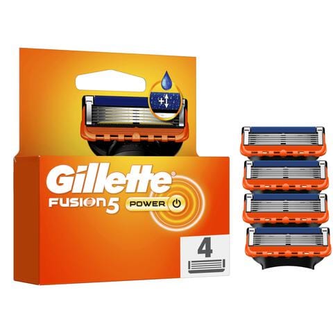 Gillette Fusion5 Power Navulmesjes 4 Stuks