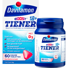 Davitamon Multi Boost 12+ Kauwvitamines Aardbei