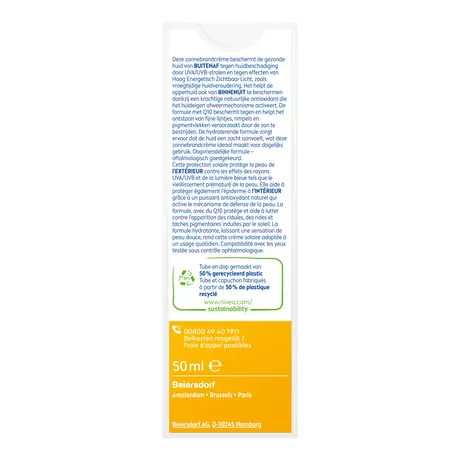 NIVEA SUN Gezichtszonnecrème Anti-Age & Anti-Pigmentvlekken SPF50 50 ML