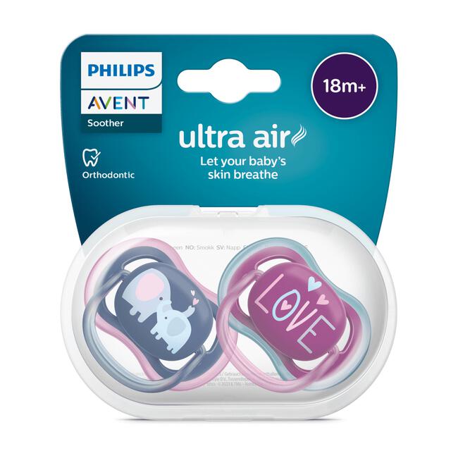 Philips Avent Soother Air 18M+ MIX DECO19 X2