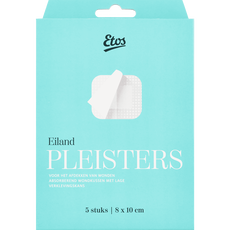 Etos Eiland Pleisters 8 x 10 CM 5 Pleisters
