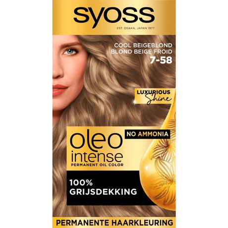 Syoss Oleo Intense 7-58 Cool Beigeblond/Blond Beige Froid