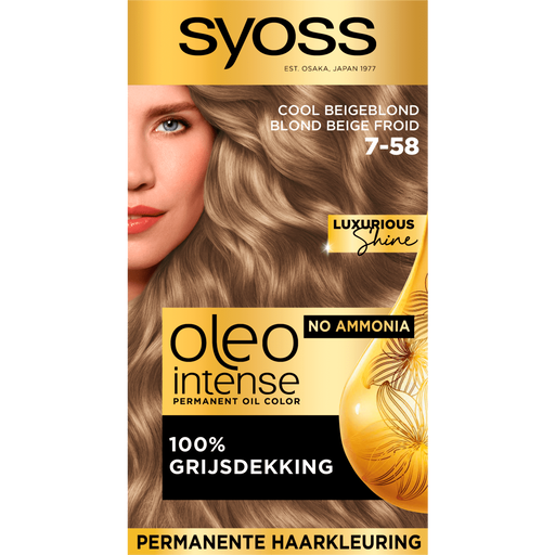 Syoss Oleo Intense 7-58 Cool Beigeblond/Blond Beige Froid