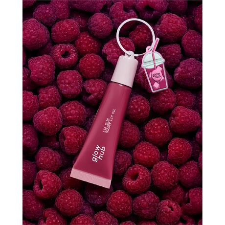 Glow Hub Lip Slip Glossy Lip Oil Raspberry 12Ml