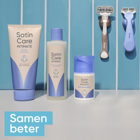 Gillette Venus Satin Care 2-in-1 Reiniger & Scheergel Voor Huid en Schaamhaar 190 ML