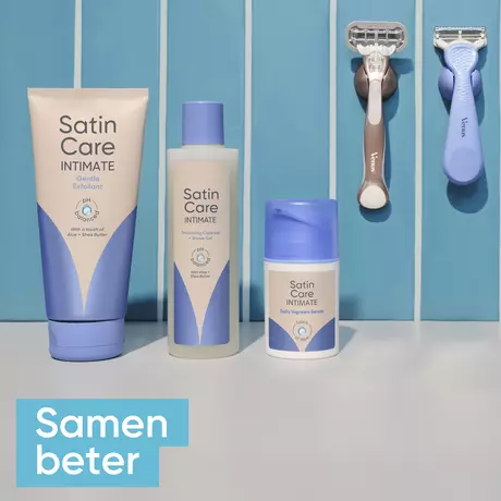 Satin Care Intimate Reiniger & Scheergel Voor Huid en Schaamhaar 190 ML