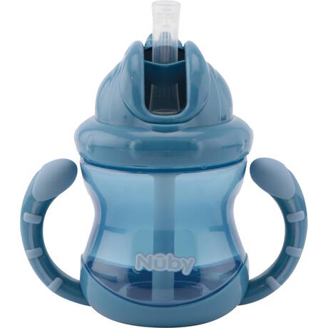 Nûby Flip-It Anti-Lek Drinkbeker Handvaten 12+ Maanden Blauw 240 ML