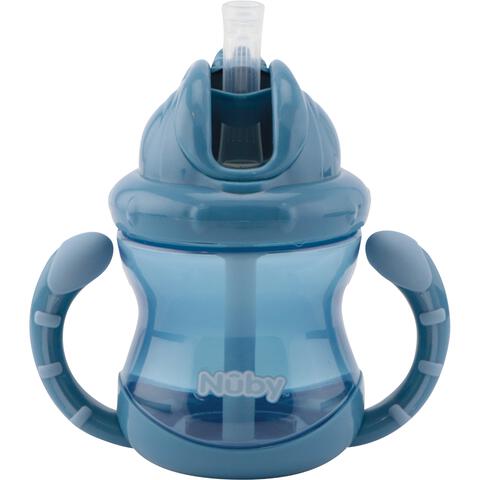 Nûby Flip-It Anti-Lek Drinkbeker Handvaten 12+ Maanden Blauw 240 ML