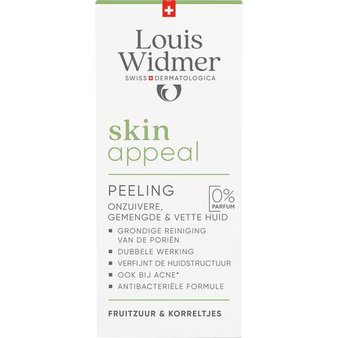 Louis Widmer Skinappeal Peeling Zonder Parfum 50 ML
