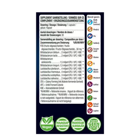Lucovitaal Pre & Probiotica Capsules 30 stuks