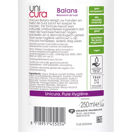 Unicura Balans Antibacteriële Handzeep 250 ML