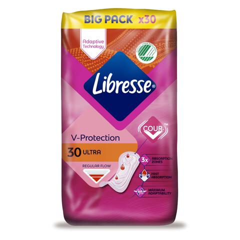 Libresse Ultra Regular Maandverband Big Pack 30  stuks