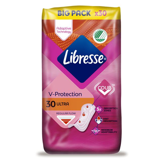 Libresse Ultra Regular Maandverband Big Pack 30 stuks