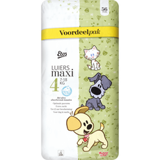 Etos Woezel & Pip Luiers Maxi Voordeelpak Maat 4 7-18 kg  56 stuks