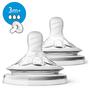 Philips Avent Natural Flesspeen 3 M+ SCF043/27 2 Stuks