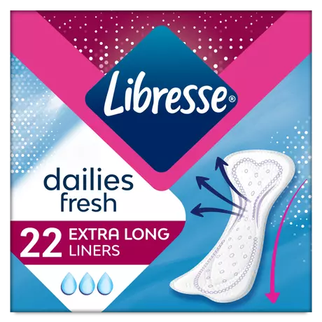 Libresse Dailies Inlegkruisjes Extra Long 22 stuks