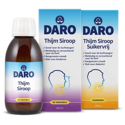 Daro Thijm Siroop Suikervrij 200 ML