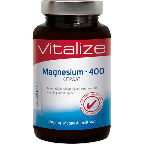 Vitalize Magnesium 400 - Citraat, 120 tabl.