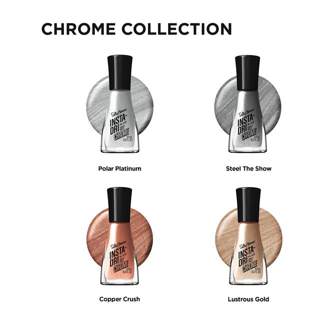 Sally Hansen Insta-Dri Chrome Nagellak - Goud - 128 Lustrous Gold