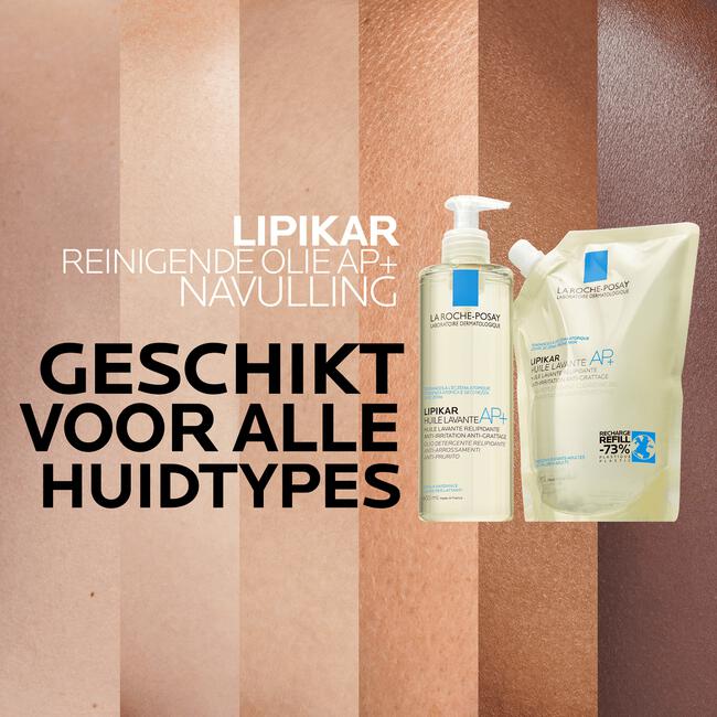 La Roche-Posay Lipikar Reinigingsolie AP+ Navulverpakking 400 ML