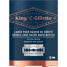 King C. Gillette Double Edge Safety Razor 10 Navulmesjes