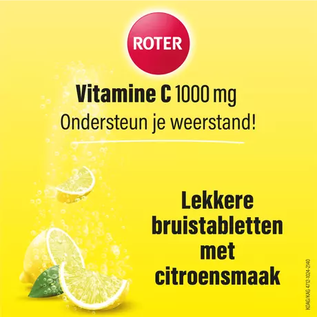Roter Vitamine C 1000 MG Citroen Bruistabletten 40 stuks