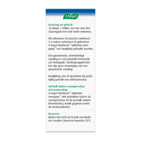 Nachtrust Overgang Tabletten 30 stuks