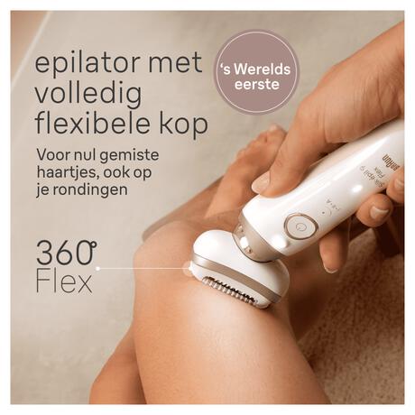 Braun Epilator Silk-épil 9 Flex met 360 Flex Kop