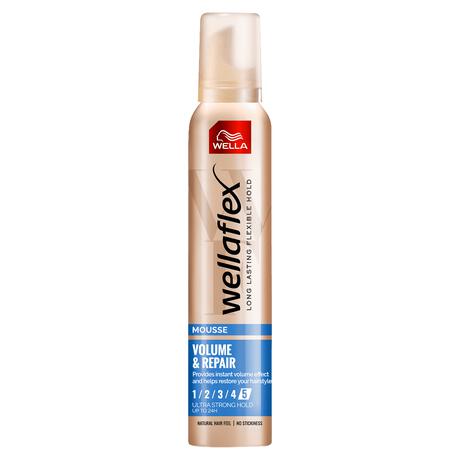 Wella WellaFlex Volume & Repair Ultra Strong Hold Haarmousse 200 ML