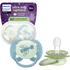 Philips Avent Fopspeen Ultra Soft Nighttime 18M+ SCF094/05 2 stuks