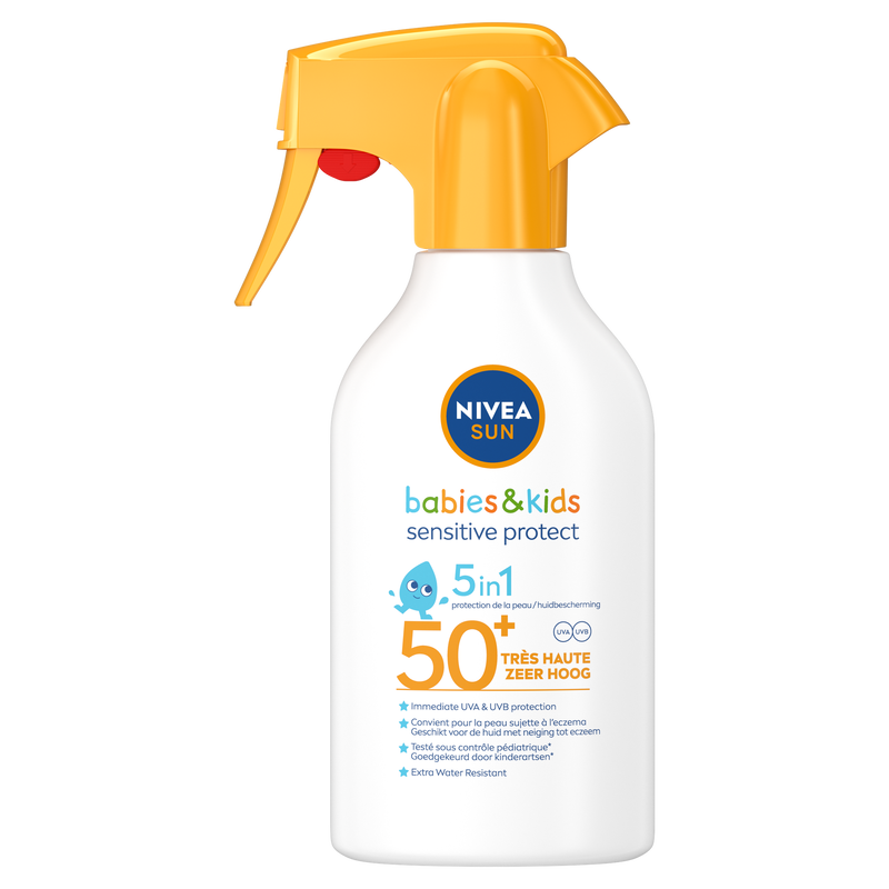 NIVEA SUN Babies & Kids Sensitive Zonnebrand Spray SPF50+ 250 ML