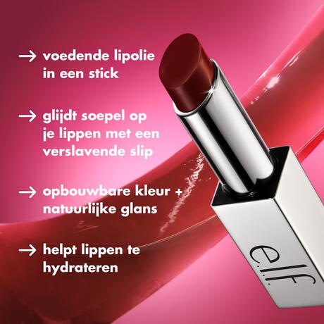 e.l.f. Glow Reviver Lip Oil Stick Cherry On Top