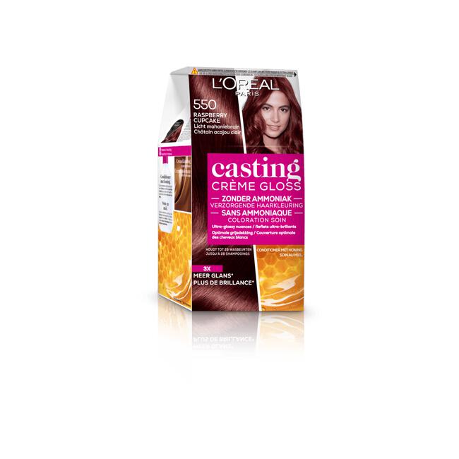 L'Oréal Paris Casting Crème Gloss Haarverf 550 Licht Mahoniebruin