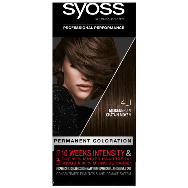 Syoss 4-1 Middle Brown Haarverf