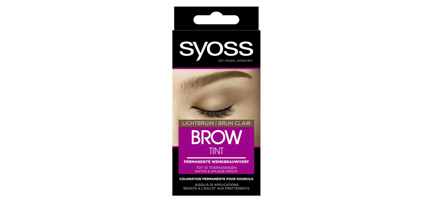Syoss Browtint Wenkbrauw-wimper verf Lichtbruin