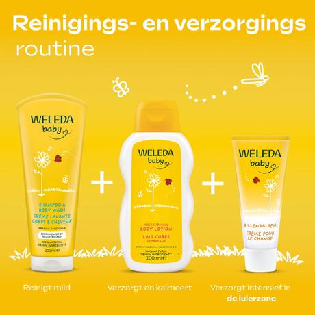 Weleda Calendula Babyshampoo & Douchecrème 200 ML