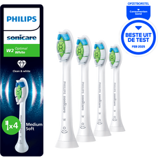 Philips Sonicare Optimal White Opzetborstel Wit 4-Pack - HX6064/87