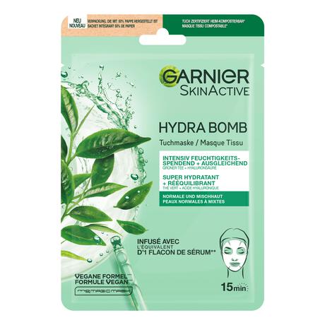 Garnier SkinActive Hydra Bomb Sheet Masker Groene Thee