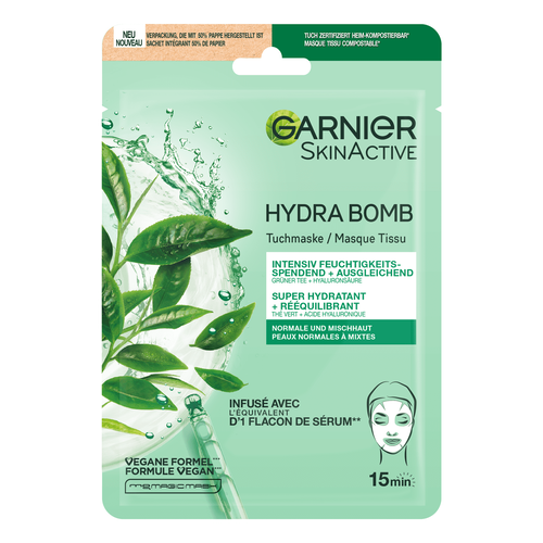 Garnier SkinActive Hydra Bomb, SkinActive Ampul Sheet, SkinActive Nutri Bomb, SkinActive Cryo Jelly e.a. (55 producten)