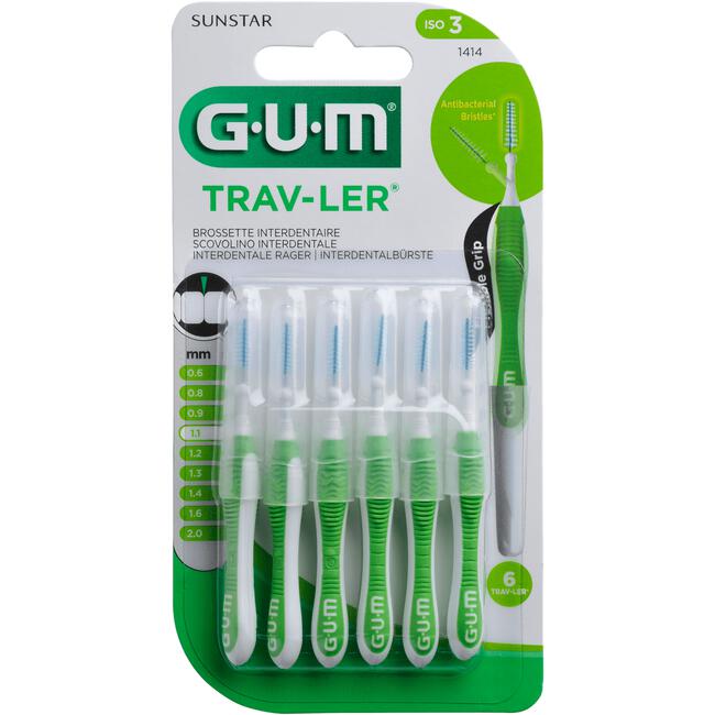 GUM Trav-Ler Groen 1,1 MM