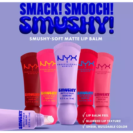 NYX Professional Smushy Matte Lip Balm Soft Smile