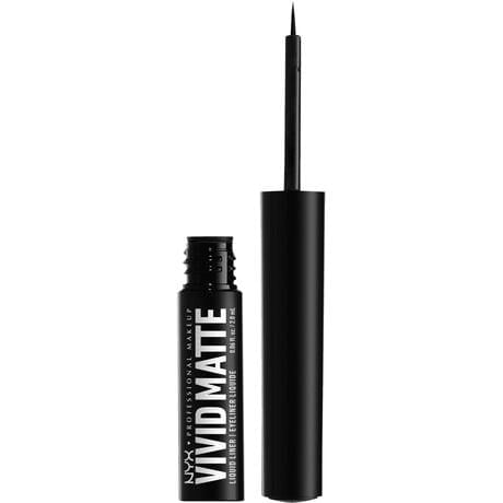 NYX Professional Makeup Vivid Matte Liquid Eyeliner Zwart