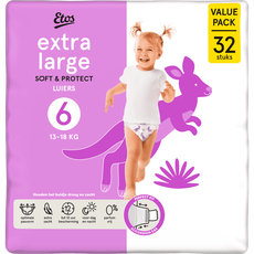Etos Luiers Extra Large Maat 6 13-18 kg Value pack 32 stuks