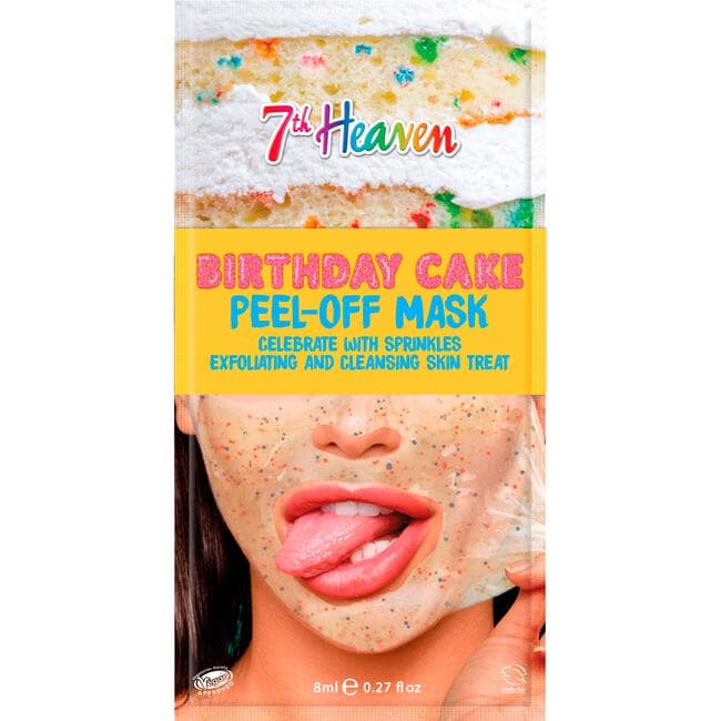 7th Heaven Birthday Cake Peel Off Masker