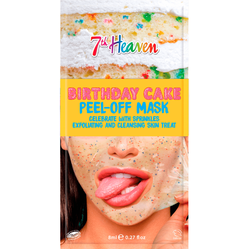 7th Heaven Birthday Cake Peel Off Masker