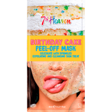 7th Heaven Birthday Cake Peel Off Masker